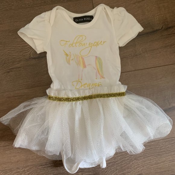 0-6month tutu onesie/0-6month 4 pc set/swaddle set - Picture 2 of 7